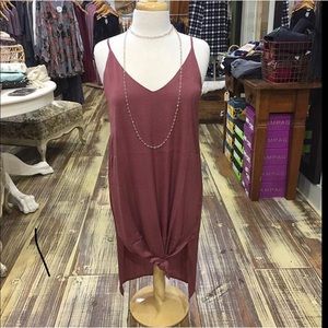 Maroon Dress
